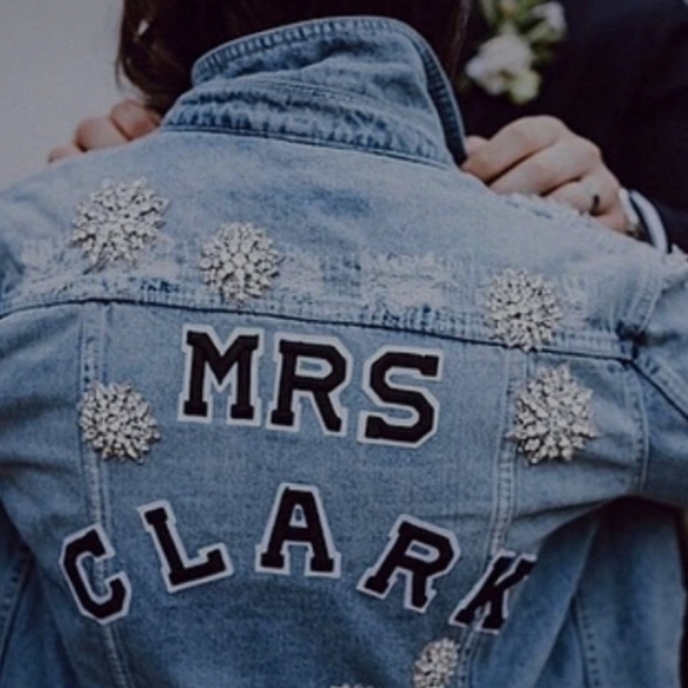 Custom "MRS." Denim Jacket